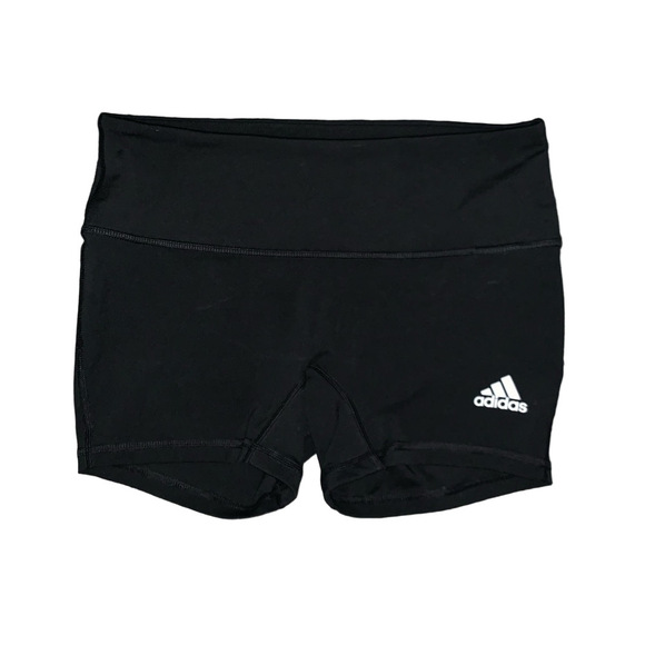 Adidas Athletic Shorts Womens Medium Exercise Cycling Running Casual Stretchy - Picture 1 of 9